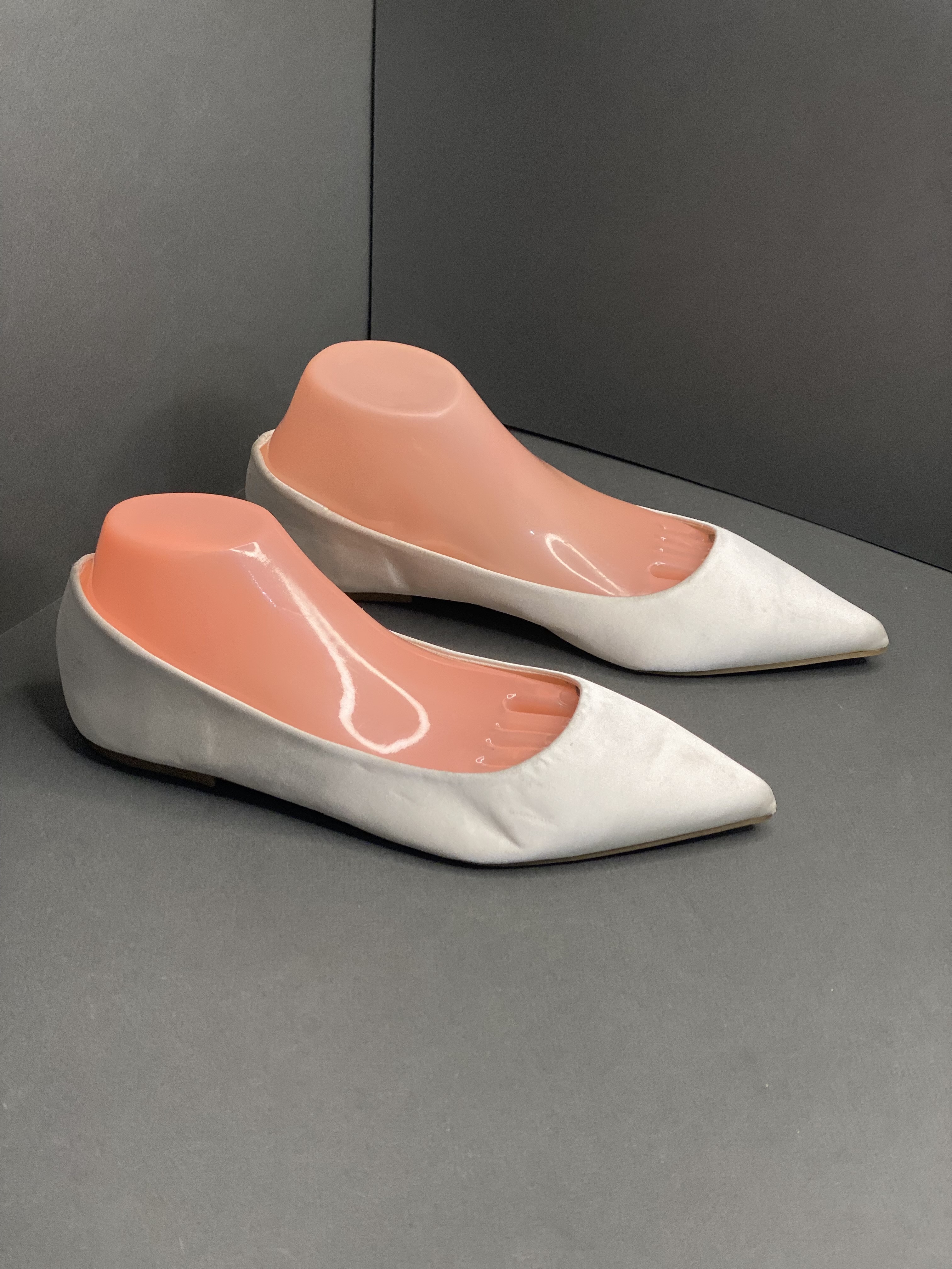 کفش مجلسی زنانه فول سفید انگلیسی